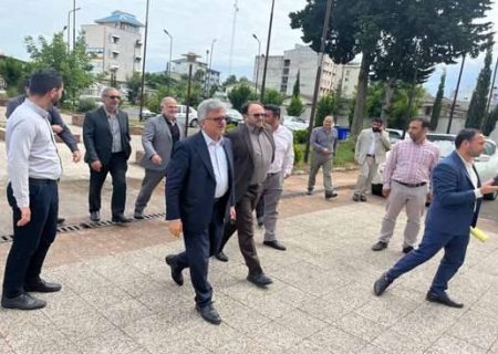 بازدید رئیس دانشگاه علوم پزشکی گیلان از بیمارستان شهدای رضوانشهر