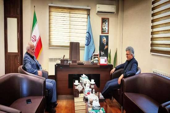 نشست مدیرمالی و ذیحساب سازمان مجری ساختمان‌ها و تاسیسات دولتی و عمومی کشور با رئیس دانشگاه علوم پزشکی گیلان