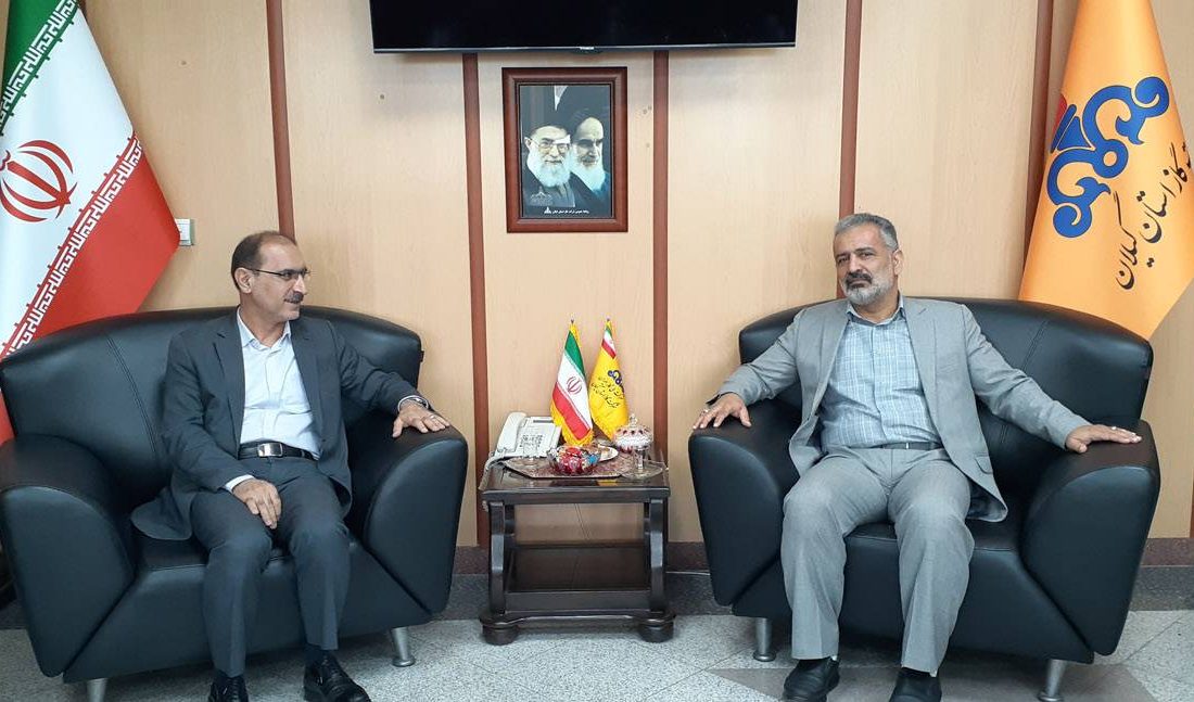 رئیس دانشگاه گیلان با مدیر عامل شرکت گاز دیدار کرد