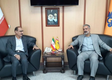 رئیس دانشگاه گیلان با مدیر عامل شرکت گاز دیدار کرد