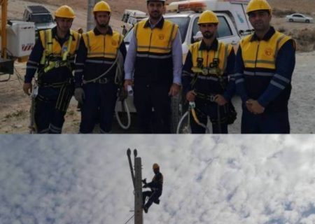 حضور اكیپ عملیاتی شركت توزیع نیروی برق استان گیلان رزمایش تمرینی – آموزشی سطح یك منطقه شمال غرب كشور