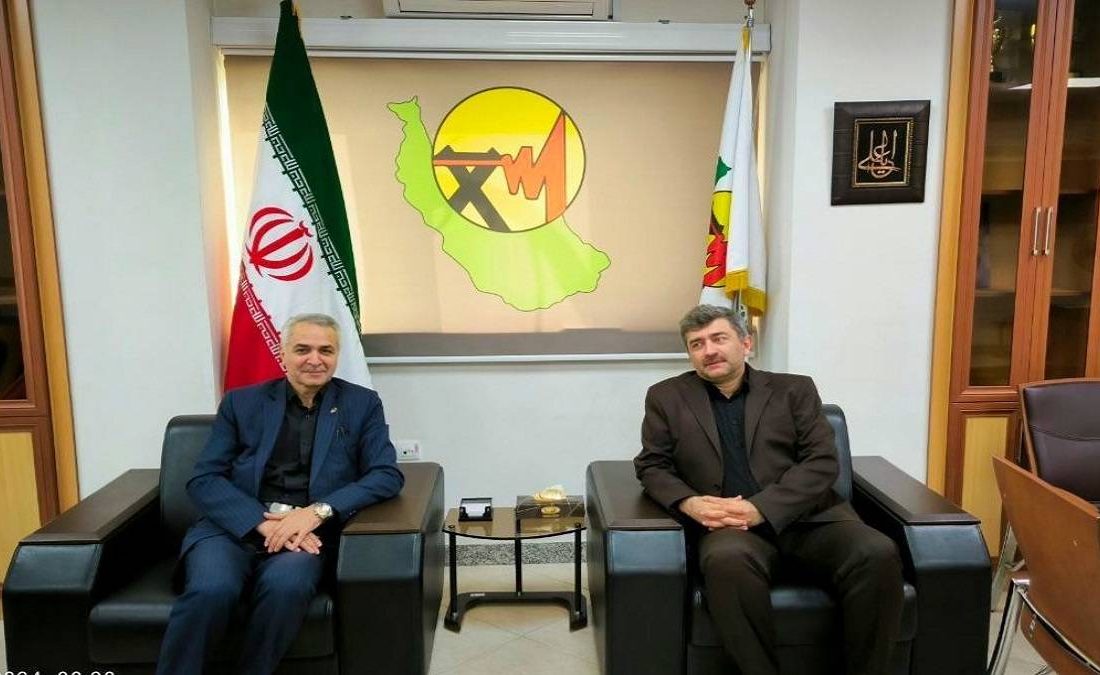 دیدار مدیر مخابرات منطقه گیلان ن با مدیرعامل شرکت توزیع نیروی برق استان