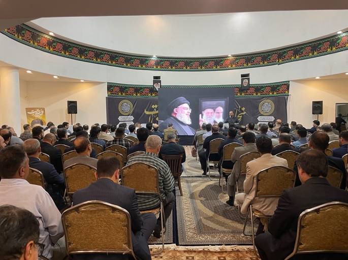 برگزاری مراسم‌ یادبود و گرامیداشت شهید مقاومت سید حسن نصرالله در نمازخانه شهرداری رشت / آئین تکریم و معارفه فرمانده پایگاه بسیج شهید دستغیب شهرداری‌رشت