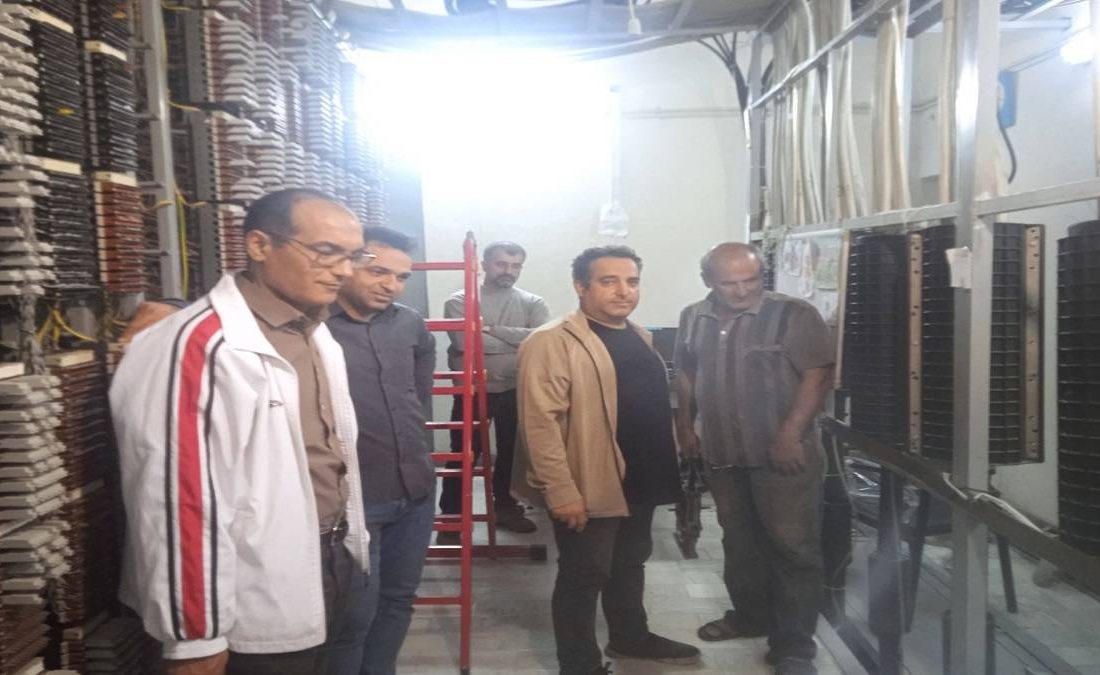 جمع آوری کابل های (TOT) مخابرات شهرستان آستارا
