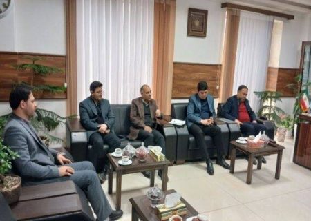 دیدار مدیران سازمان ملی زمین و مسکن و مدیرکل راه و شهرسازی گیلان رئیس کل دادگستری استان