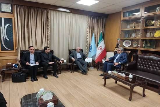 دیدار معاون توسعه دانشگاه به همراه نماینده مردم رشت و خمام در مجلس شورای اسلامی با مدیرعامل سازمان تامین اجتماعی کشور