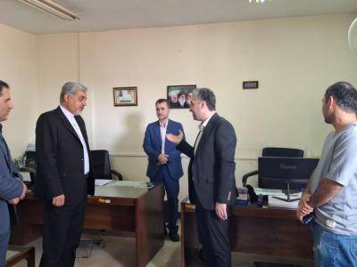 آغاز برنامه بازدید فرماندار رشت از ادارات با حضور در اداره آموزش و پرورش ناحیه ۲