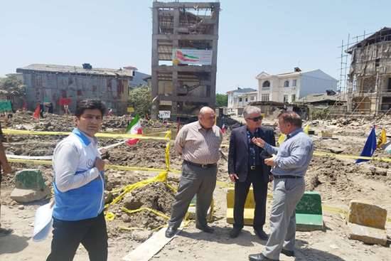 حضور معاون بهداشتی دانشگاه و مدیران گروههای تخصصی در محل حملات تروریستی در آستانهاشرفیه