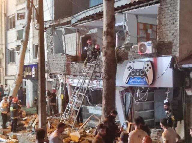 انفجار مهیب در رشت با دست‌کم ۱۳ مصدوم