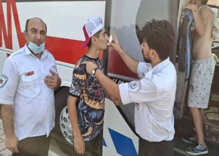 افزایش شمار مصدومان حریق مجتمع ونوس منطقه آزاد انزلی به ۴۶ تن
