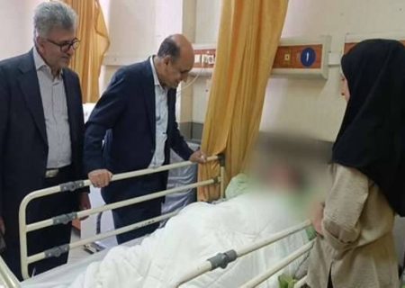عیادت و دلجویی استاندار گیلان از مصدومان حوادث انفجار