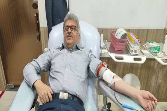 همراهی مستمر رئیس دانشگاه علوم پزشکی گیلان در فرهنگ‌سازی اهدای خون