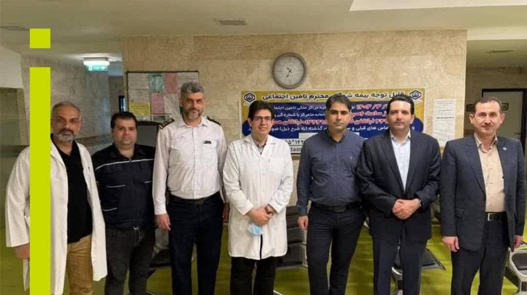بازدید سرزده مدیریت درمان تامین گیلان از پلیکلینیک تخصصی دریا انزلی