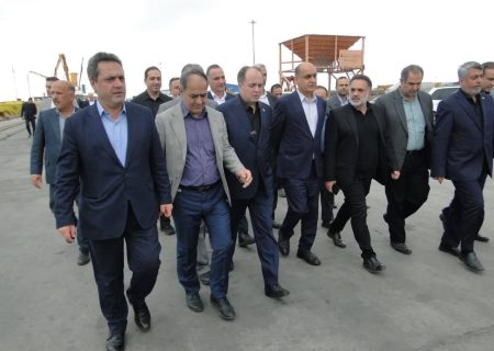 بازدید وزیر جهاد كشاورزی از بندر كاسپین