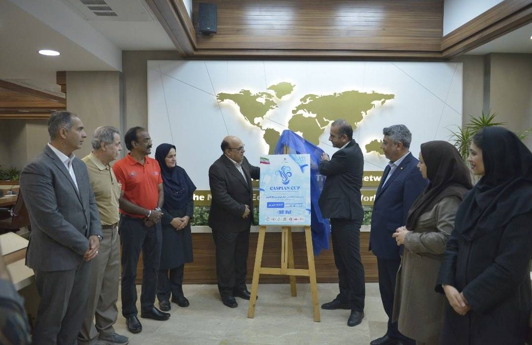 از پوستر دومین دوره رقابت‌های بین‌المللی بدمینتون جام «كاسپین» رونمایی شد