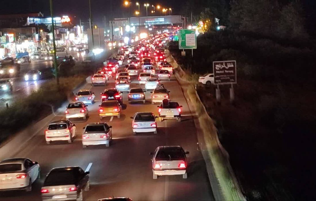 طول ترافیک در محور رشت- امامزاده هاشم به ۱۶ کیلومتر رسید