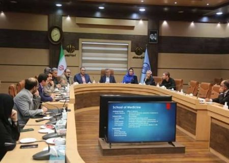 نشست هیئت عالی رتبه دانشگاه آستاراخان روسیه با هیئت رئیسه دانشگاه علوم پزشکی گیلان