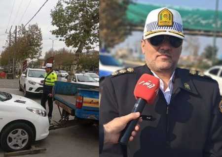 تشدید برخورد پلیس راهور گیلان با توقف خودرو‌ها در محل عبور عابرین پیاده