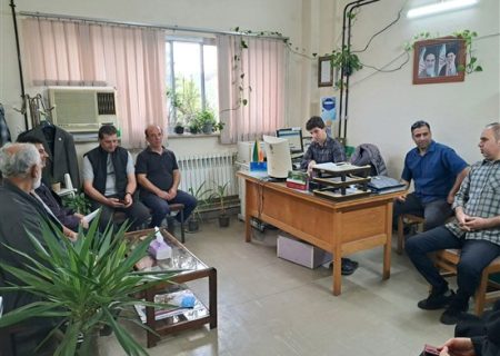 برگزاری نشست بررسی روند اجرای پروژه برگردان شبکه فیبرنوری در مرکز شهید روبیاتی رشت