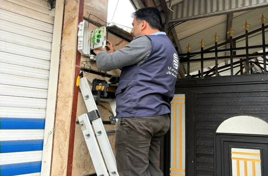 حرکت در مسیر تحول دیجیتال؛ شهرک مخابرات تالش به شبکه فیبرنوری متصل شد