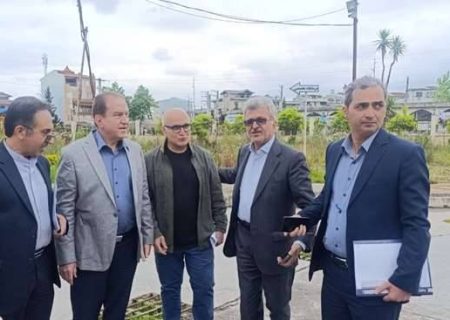 بازدید معاون سازمان برنامه و بودجه از طرح توسعه بیمارستان لنگرود