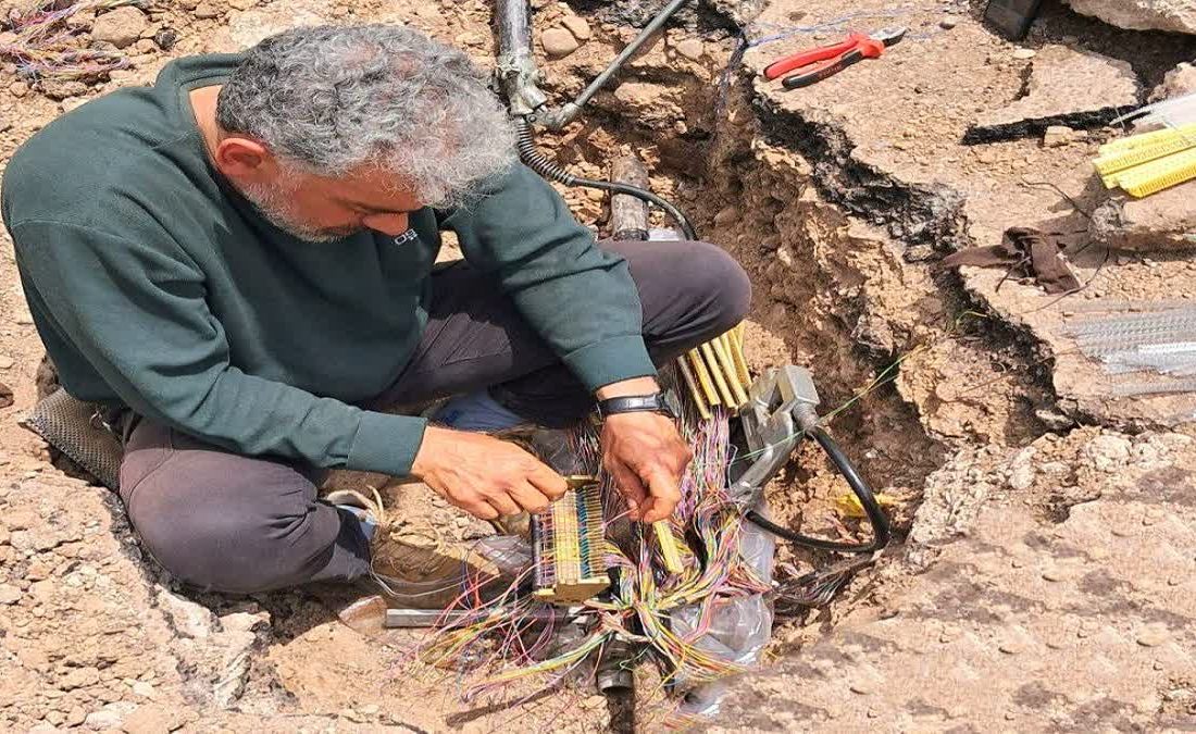 رفع اختلال و پایداری مجدد شبکه مخابراتی روستای هرزویل در شهرستان رودبار