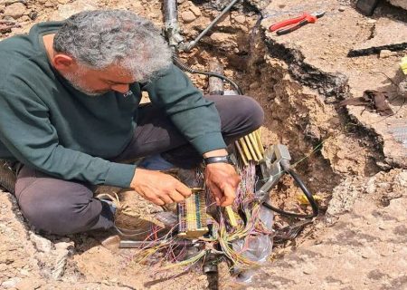 رفع اختلال و پایداری مجدد شبکه مخابراتی روستای هرزویل در شهرستان رودبار