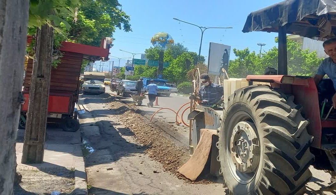 گامی نو در توسعه ارتباطات شهرستان شفت ؛ فیبرنوری به خیابان شهید مطهری رسید