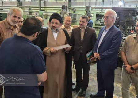 بازدید رئیس تامین اجتماعی لاهیجان از شرکت قطعات جلوبندی خودرو
