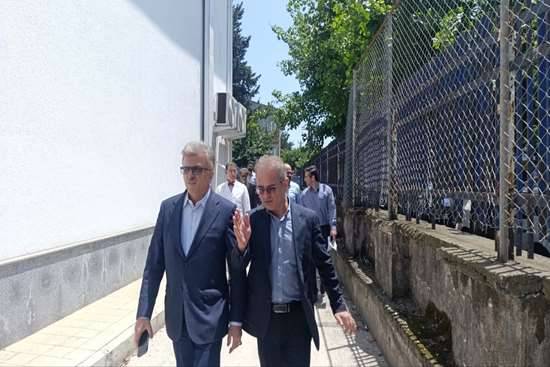 بازدید دکتر آشوبی از پروژههای رادیوتراپی و پت اسکن مرکز آموزشی درمانی رازی رشت