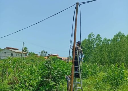 رفع اختلال و پایداری مجدد شبکه مخابراتی روستای کچلک در شهرستان بندرانزلی