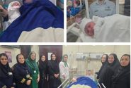تولد دختری به نام نیلماه در آسمان؛ یادگار شهید ناو دنا پس از ۴ ماه چشم به جهان گشود