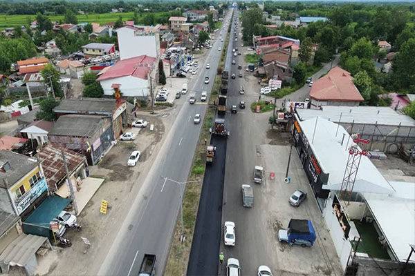 ۷۰ کیلومتر از مسیرهای کریدوری گیلان امسال آسفالت میشود