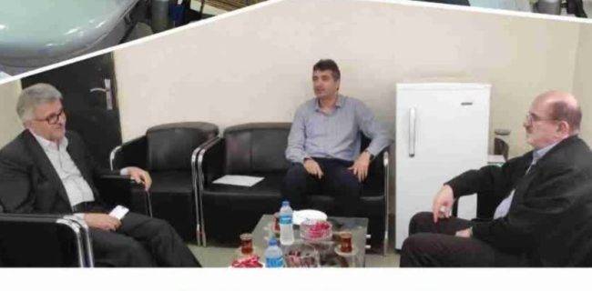 دیدار رئیس دانشگاه علوم پزشکی گیلان و نماینده لنگرود با مدیرکل انتقال خون