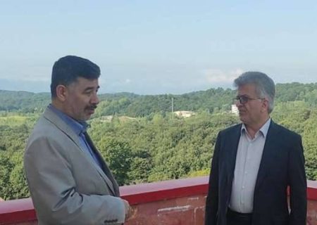 بازدید رئیس دانشگاه علوم پزشکی گیلان از روند احداث بیمارستان ۴۲۱ تخت‌خوابی لاکان