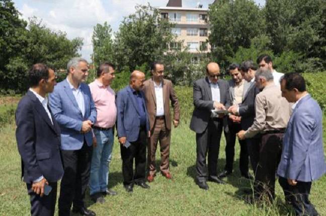 تملک دو قطعه زمین در مسیر بلوار دکتر حکیم زاده به بلوار دانشگاه لاهیجان