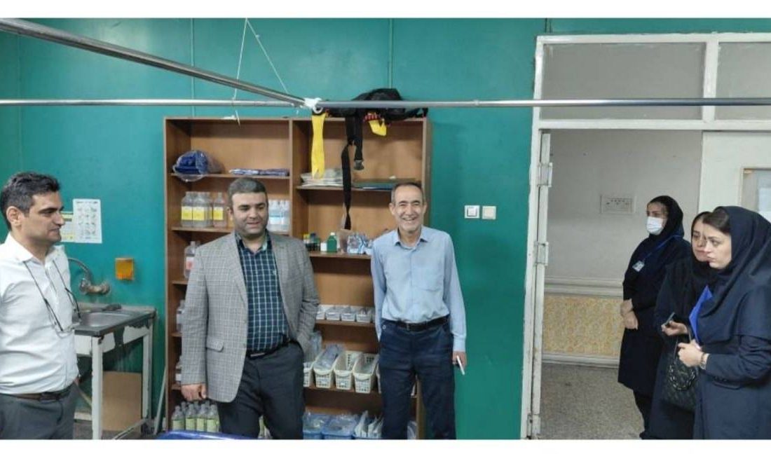 بازدید سرزده مدیر درمان دانشگاه علوم پزشکی گیلان از بیمارستانهای منجیل، رودبار و رستم آباد