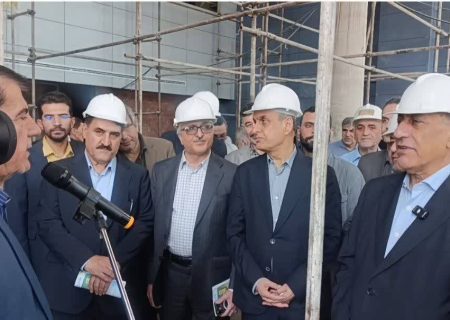 بازدید معاون اجرایی رئیس‌جمهور از بیمارستان ۴۲۱ تخت‌خوابی لاکان رشت
