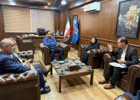 دیدار مدیرکل پست گیلان با شهردار رشت با محوریت پروژه «جی‌نف»