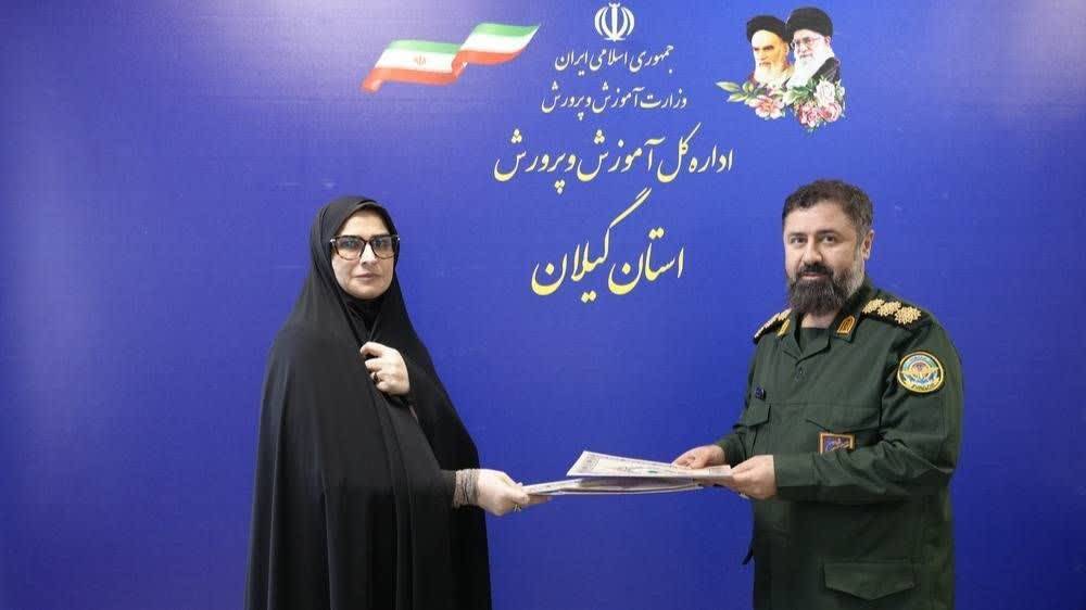 امضاء تفاهمنامه همکاری میان آموزش و پرورش گیلان و اداره کل حفظ آثار و نشر ارزشهای دفاع مقدس استان