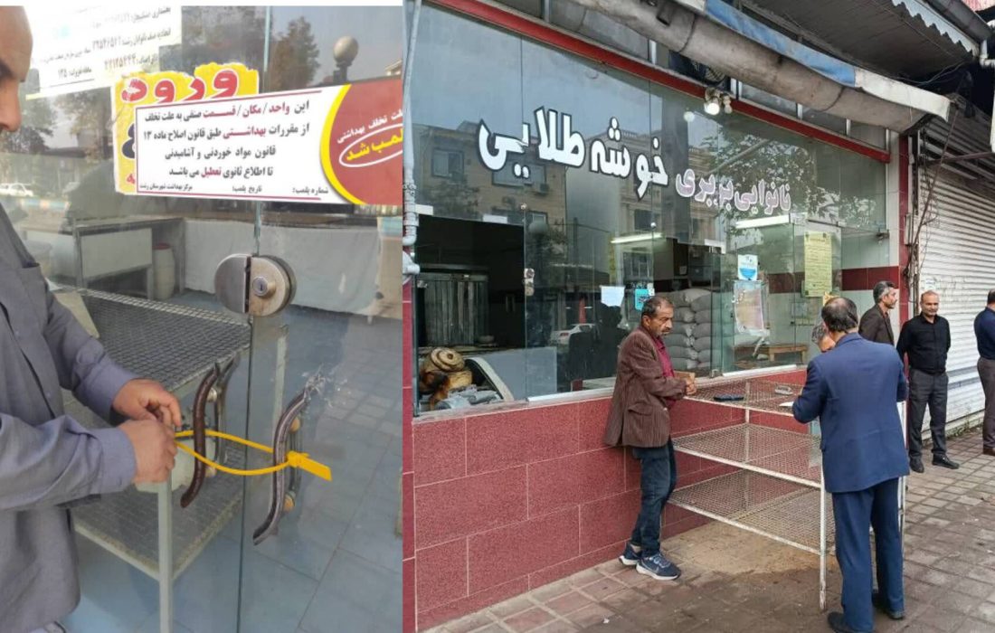یک واحد متخلف در شهر خشکبیجار پلمب شد/ تهیدست: رضایتمندی مردم از نانواییها، محور نظارت در همه بخشهای رشت است