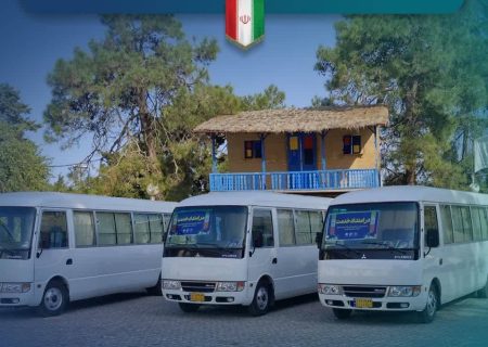 ۳ دستگاه میدل‌باس نوساز به ناوگان حمل‌ونقل عمومی بندرانزلی اضافه شد