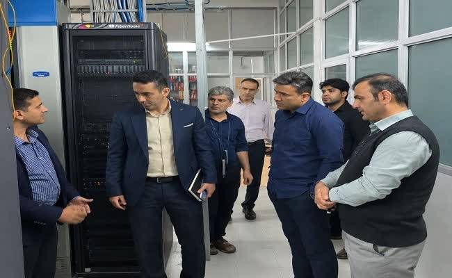 بازدید و پایش میدانی رئیس اداره بازرسی مخابرات گیلان مرکز شهدا (۲) رشت