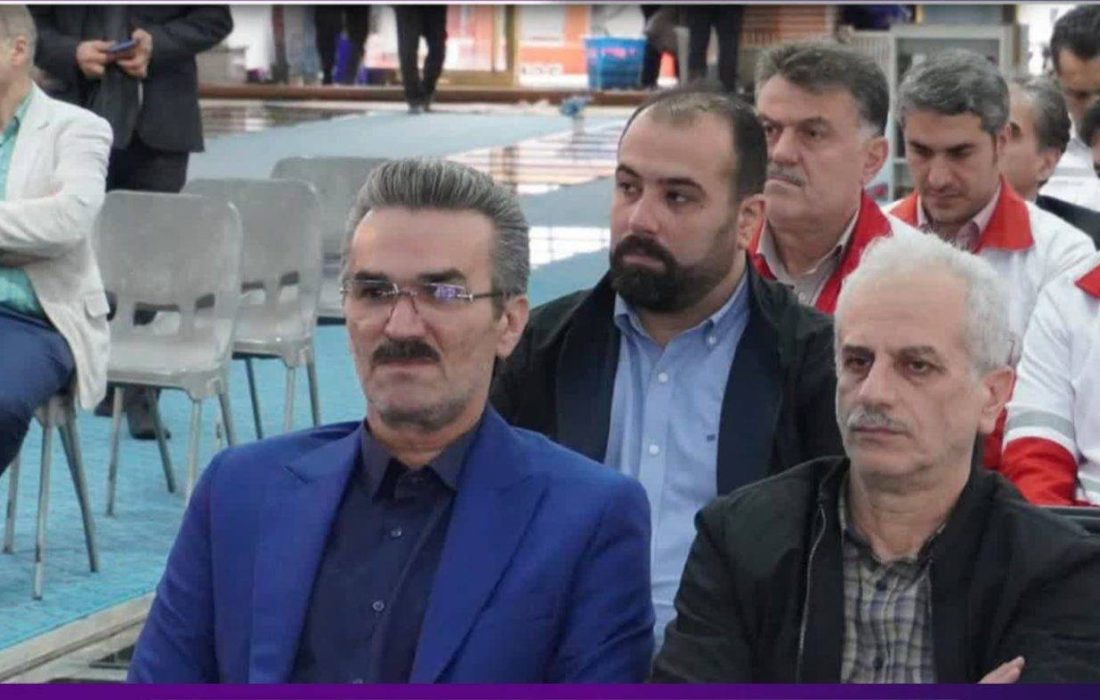 حضور مدیرکل اموال تملیکی استان گیلان در مراسم گلباران مزار شهدا به مناسبت روز ملی مدیریت بحران