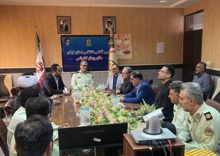دیدار رئیس ،اعضای شورای شهر و شهردار رشت با رئیس پلیس آگاهی گیلان