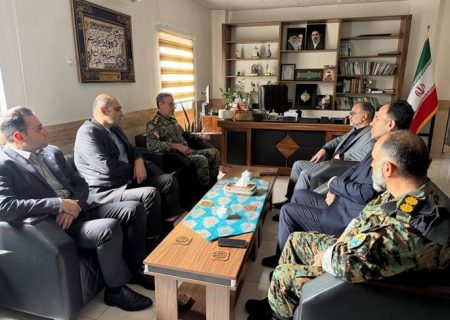 دیدار مسئولان مدیریت شهری رشت با فرمانده یگان ویژه استان گیلان